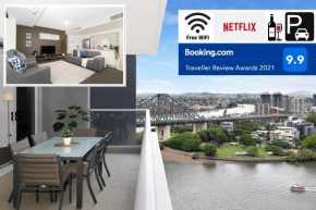 Executive 3 Bedroom Family Suite - Brisbane CBD - Views - Netflix - Fast Wifi - Free parking Brisbane